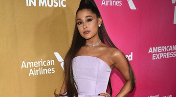 Ariana Grande no evento Women in Music, em New York (Foto: Evan Agostini/Invision/AP)