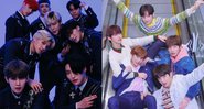 Ateez e Tomorrow x Together - Foto 1: Reprodução/ Foto 2: Divulgação/Big Hit