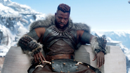 Winston Duke como M'Baku em Pantera Negra (Foto: Reprodução)