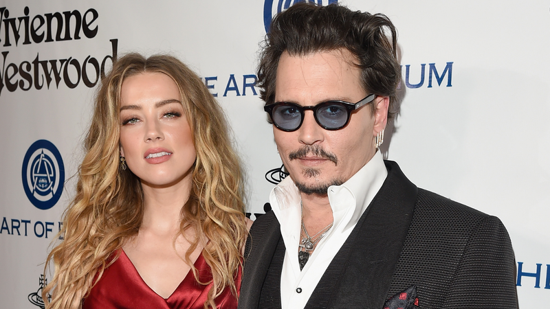 Amber Heard e Johnny Depp (Foto: Jason Merritt/Getty Images)