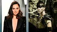 Gal Gadot (Foto: Frazer Harrison / Getty Images) | Charlize Theron em Mad Max (Foto: Reprodução / Rotten Tomatoes)