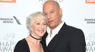 Helen Mirren e Vin Diesel (Foto: Jamie McCarthy / Getty Images)