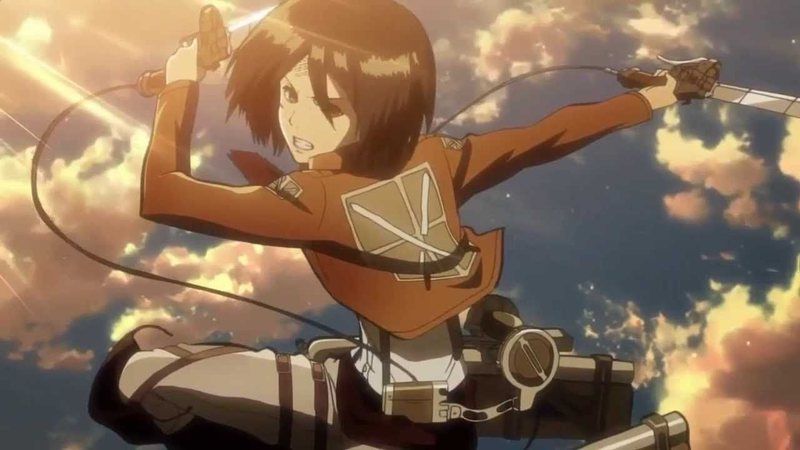 Mikasa Ackerman em Attack on Titan (Foto: Reprodução)