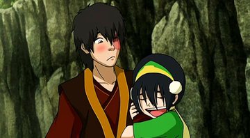 Zuko e Toph, personagens de Avatar: A Lenda de Aang (Foto: Reprodução/Avatar: A Lenda de Aang)