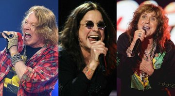 Axl Rose (Foto:Mark Allan/AP), Ozzy Osbourne (foto: Vladimir Astapkovich/ AP) e David Coverdale (Foto: Diego Padilha/ I Hate Flash)