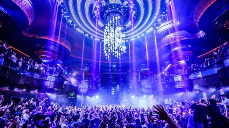 Omnia Nightclub, em Las Vegas (Foto: Reprodução/YouTube)