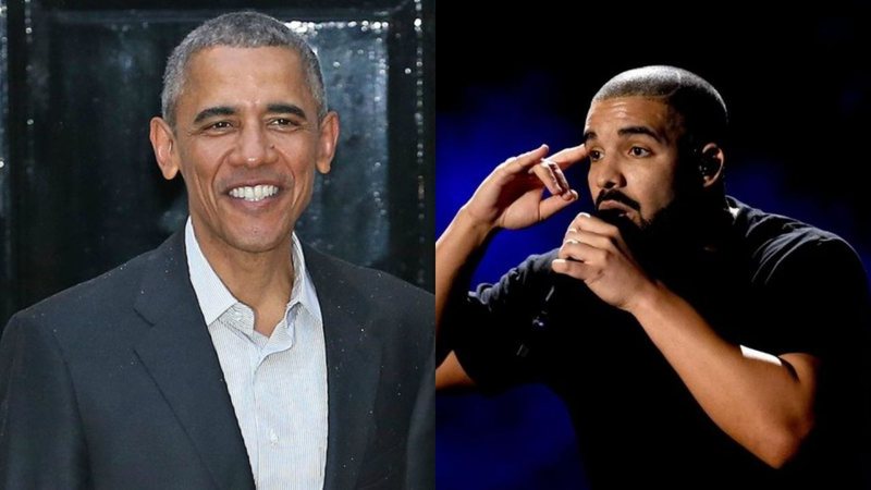 Barack Obama (Foto: Chris Radburn/PA Wire) e Drake (Foto: Getty Images / Kevin Winter Equipe)