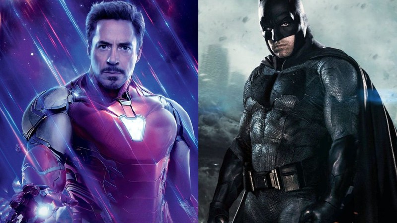 Robert  Downey Jr. e Ben Affleck em Vingadores: Ultimato e Batman Vs Superman: A Origem da Justiça (Foto: Reprodução Marvel)