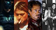 Robert Pattinson como Batman (Foto: Reprodução/YouTube), Kurt Cobain (Foto: AP Images), Robert Downey Jr. em Homem de Ferro (Foto: Reprodução Marvel) e Black Sabbath (Foto: Reprodução / Instagram)