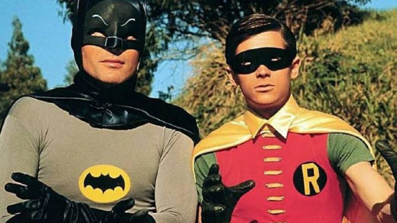 Adam West e Burt Ward em Batman e Robin