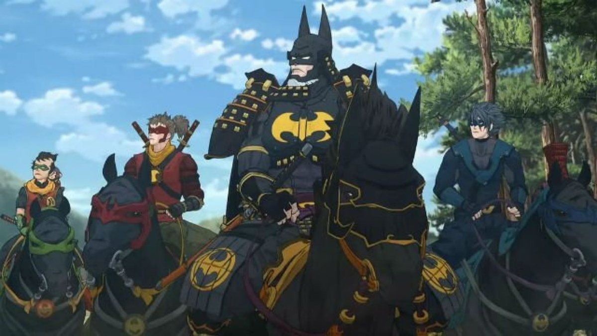 Batman, Robin e Asa Noturna no Japão Feudal (Foto: Reprodução / Warner Bros.)