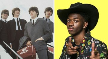 Os Beatles (Foto: AP Images) e Lil Nas X (Foto: Divulgação)