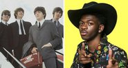 Os Beatles (Foto: AP Images) e Lil Nas X (Foto: Divulgação)