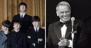 Frank Sinatra e Beatles (Fotos: AP Photo/Ray Stubblebine e Apple Corps Ltd 2009)