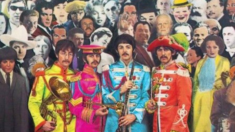 Capa original de Sgt. Pepper's Lonely Hearts Club Band, dos Beatles (Foto: Divulgação)