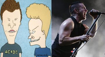 Beavis and Butt-Head e Trent Reznor (Foto1: Reprodução/Aceshowbiz / Foto 2:  MRossi/Divulgação)