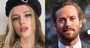 Bella Thorne nas redes sociais (Foto: Reprodução/Instagram) | Armie Hammer (Foto: Gareth Cattermole/Getty Images for BFI)