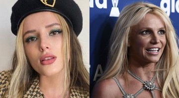 Bella Thorne nas redes sociais (Foto: Reprodução/Instagram)  | Britney Spears (Foto: Chris Pizzello / Invision /AP)