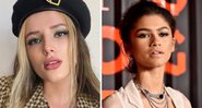 Bella Thorne nas redes sociais (Foto: Reprodução/Instagram) e Zendaya (Foto: Steven Ferdman/Getty Images)