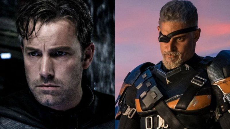 Ben Affleck como o Batman em Liga da Justiça (Foto: Reprodução) | Joe Manganiello como Exterminador (Foto: Reprodução)