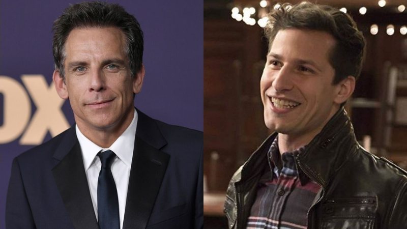 Ben Stiller (Foto: Richard Shotwell/Invision/AP) | Andy Samberg como Jake Peralta (Foto: Reprodução)