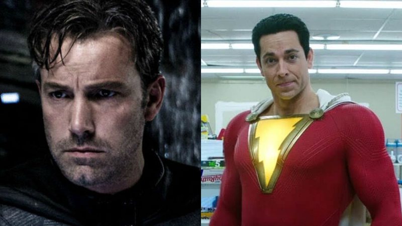 Ben Affleck e Zachary Levi (Fotos: Reprodução)