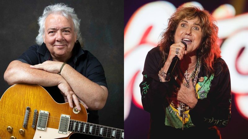 Bernie Marsden e David Coverdale (Foto 1: Divulgação/Facebook | Foto 2: Diego Padilha/ I Hate Flash)