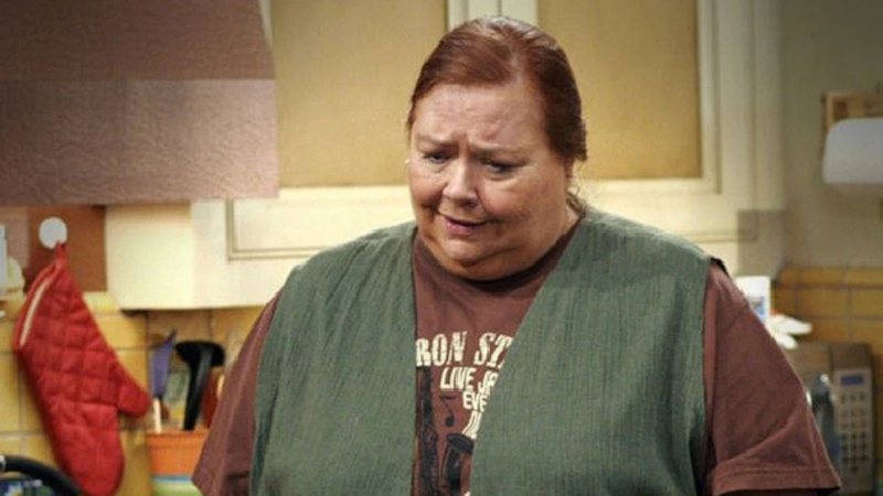 Conchata Ferrell, atriz de Berta, em Two And A Half Men (Foto: Reprodução)