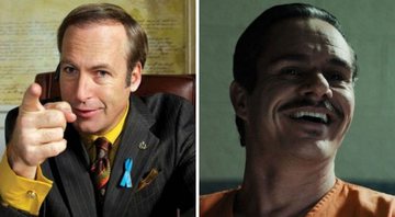 Bob Odenkirk em Better Call Saul (Foto: Reprodução / AMC) e Tony Dalton como Lalo Em Better Call Saul (Foto: reprodução / AMC)