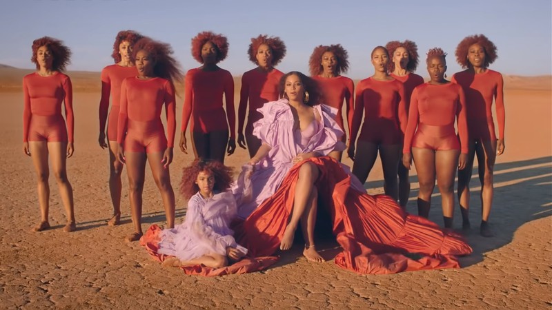 Beyoncé no clipe de "Spirit" (Foto: Reprodução / YouTube)