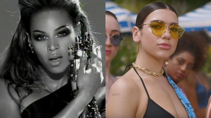 Beyoncé e Dua Lipa (Foto 1: Reprodução/ Foto 2: Reprodução)