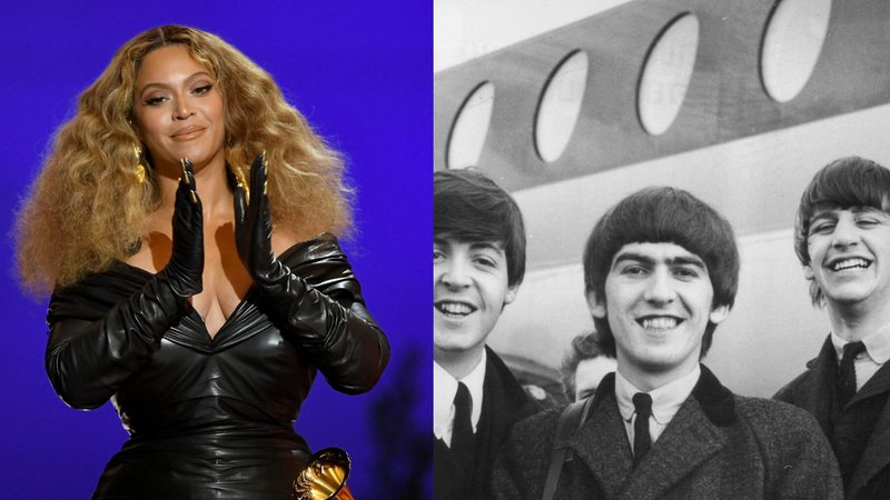 Beyoncé (Foto: Kevin Winter / Getty Images), Os Beatles (Foto: Getty Images)