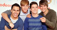 Carlos Pena, Kendall Schmidt, Logan Henderson e James Maslow do Big Time Rush em 2011 (Foto: Mike Coppola/Getty Images for Nickelodeon)