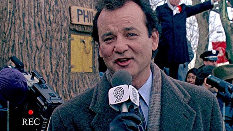 Bill Murray em O Feitiço do Tempo (Foto: Reprodução)