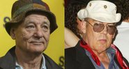 Bill Murray e Hunter S. Thompson (Foto 1: Jack Plunkett/ Invision / AP/Foto 2: Frazer Harrison/Getty Images)