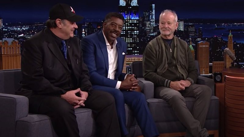 Bill Murray, Dan Aykroyd e Ernie Hudson (Foto: reprodução vídeo)