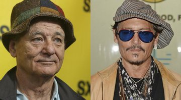 Bill Murray (Foto: Jack Plunkett/ Invision / AP) e Johnny Depp (Foto: mpi04/MediaPunch/IPx)