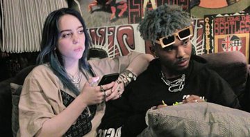 Brandon Adams e Billie Eilish (Foto: Divulgação/Reprodução)