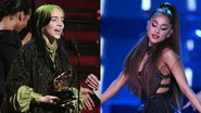 Billie Eilish (Foto: Matt Sayles / AP) e Ariana Grande (Foto: Chris Pizzello / Invision / AP)