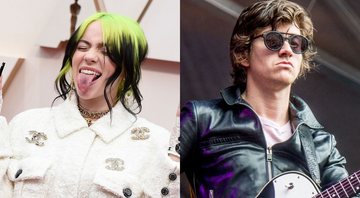 Billie Eilish e Alex Turner (Foto 1: Jordan Strauss / Invision / AP | Foto 2: AP Images)