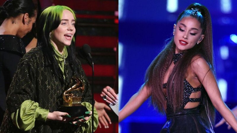 Billie Eilish (Foto: Matt Sayles / AP) e Ariana Grande (Foto: Chris Pizzello / Invision / AP)