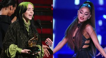 Billie Eilish (Foto: Matt Sayles / AP) e Ariana Grande (Foto: Chris Pizzello / Invision / AP)