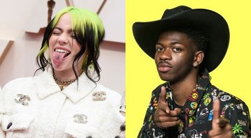 Billie Eilish (Foto: Jordan Strauss / Invision / AP) e Lil Nas X (Foto: Divulgação)