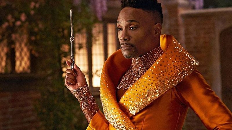 Billy Porter como Fada Madrinha em Cinderella Movie (Foto: Divulgação)