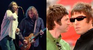 Montagem com Black Crowes (Foto: Chad Rachman/AP Photo) e Oasis (Press Association via AP Images)