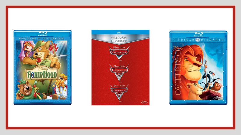 Capas dos discos Blu-ray disponíveis na Amazon - Reprodução / Amazon