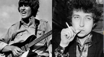 George Harrison (Foto: AP Images) e Bob Dylan (Foto: AP Images)