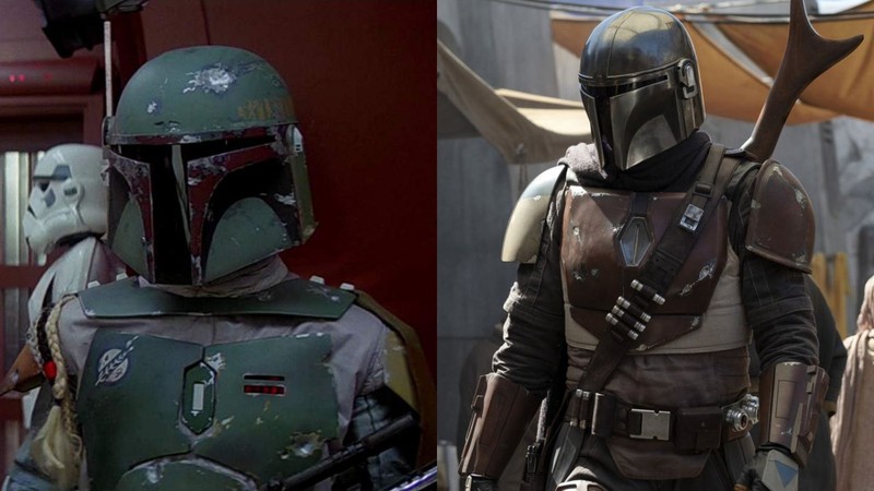 Bobba Fett e o protagonista de The Mandalorian (Foto: Montagem)