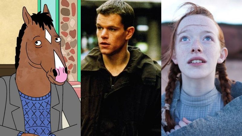 Bojack Horseman, Matt Damon na franquia Bourne e Anne With An E (Foto 1: Divulgação/ Foto 2: Divulgação/ Foto 3: Divulgação)