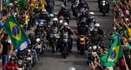 Bolsonaro em "motociata" no Rio de Janeiro (Foto:  Wagner Meier/Getty Images)